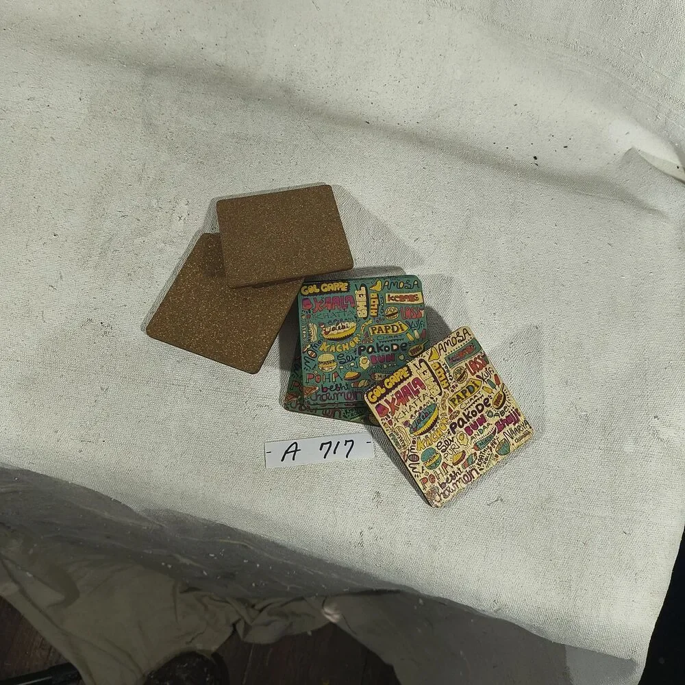 Drink Coaster Set Chumbak Street Indian Street Food